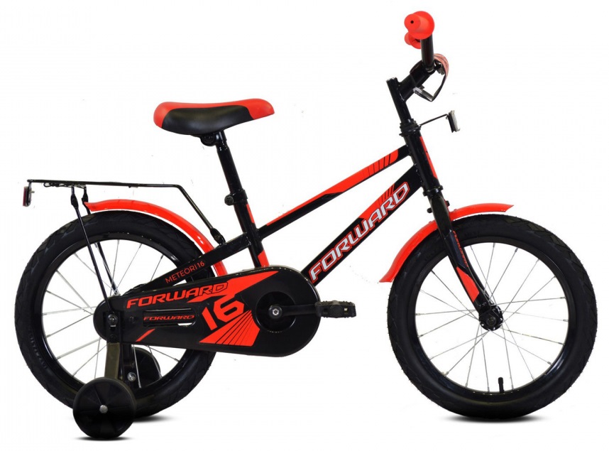 Велосипед 12 Forward Meteor Черный/Красный, RBKW0LNE1015