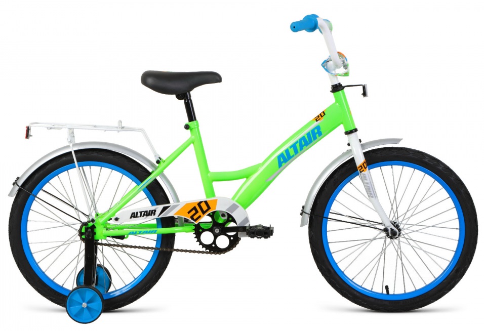 Велосипед 20 Altair Kids Ярко-зеленый/Синий, RBKT05N01010