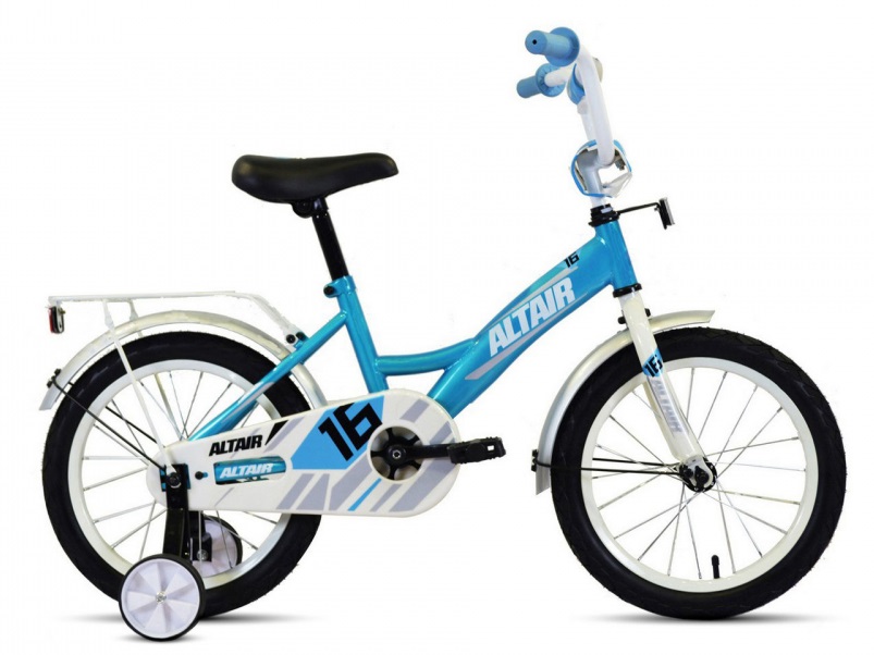 Велосипед 14 Altair Kids Бирюзовый/Белый, RBKT0LNF1007