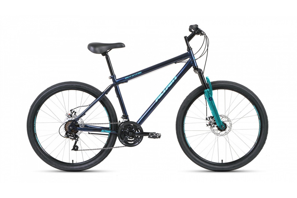 Велосипед 26 Altair MTB HT 26 Темно-синий/Бирюзовый, RBKT0MN6P003