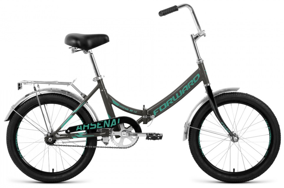 Велосипед 20 Forward Arsenal Серый/Бирюзовый, RBKW0YN01006