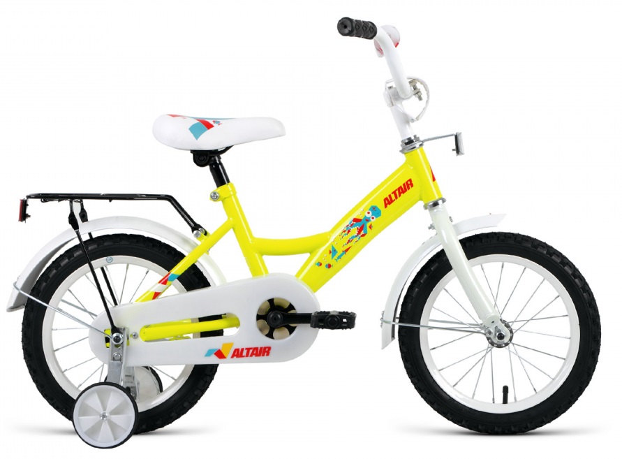 Велосипед 14 Altair Kids Желтый, RBKN9LNF1003