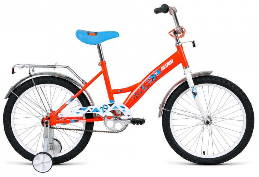 Велосипед 20 Altair Kids Белый/Оранжевый, RBKN9YN01003