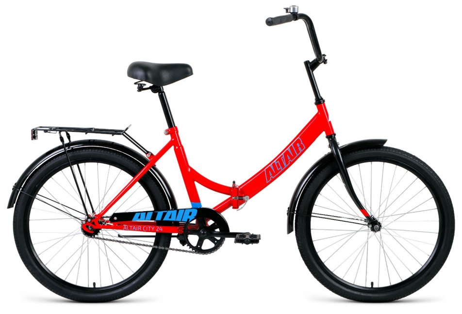 Велосипед 24 Altair City 24 1 ск 19-20 г::16 Красный/Голубой, RBKT0YN41006