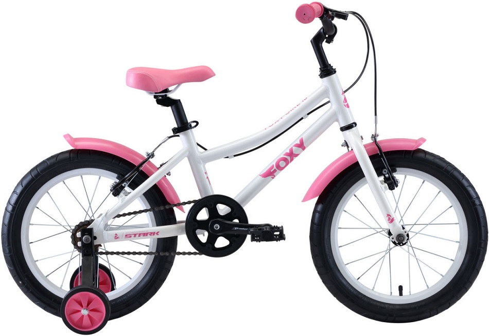 Велосипед Stark'20 Foxy 16 Girl белый/розовый, H000016493