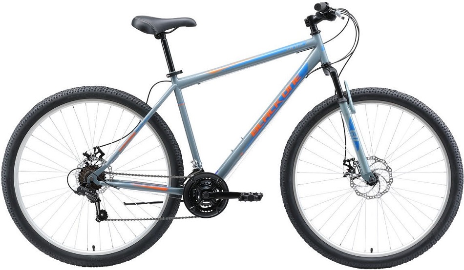 Велосипед Black One Onix 29 D серый/оранжевый/голубой, H000014275
