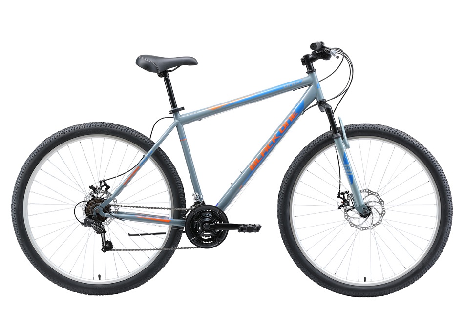 Велосипед Black One Onix 29 D серый/оранжевый/голубой, H000015788