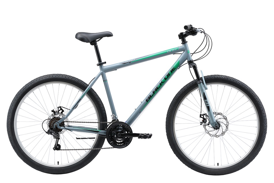 Велосипед Black One Onix 29 D Alloy серый/зелёный/чёрный, H000014270