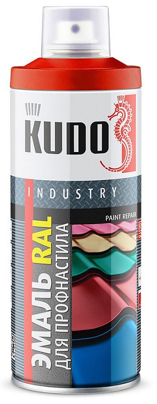 Эмаль RAL KUDO KU-03009R для металлочерепицы Красная окись RAL 3009