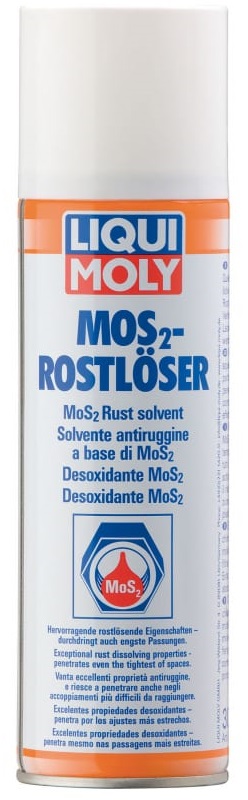 Растворитель ржавчины с молибденом Liqui Moly 1986,MoS2-Rostloser