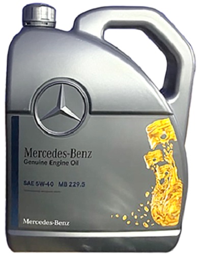 Масло моторное синтетическое Mercedes A000 989 21 07 13 FAER Genuine 5W-40, 5л