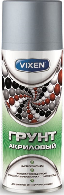 Грунт акриловый универсальный Vixen VX22002,серый