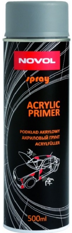 Грунт акриловый Novol 34402 Acryl Primer SPRAY,серый