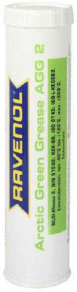 Смазка Ravenol 4014835756847 литиевая Arctic Green Grease AGG2