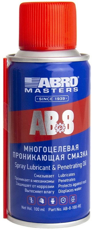 Многоцелевая проникающая смазка Abro AB-8-100-RW