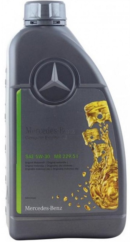 Масло моторное синтетическое Mercedes A000 989 22 07 11 FBDR Genuine 5W-30, 1л