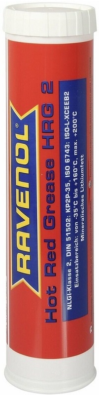 Смазка литиевая Ravenol 4014835756540 Hot Red Grease HRG 2