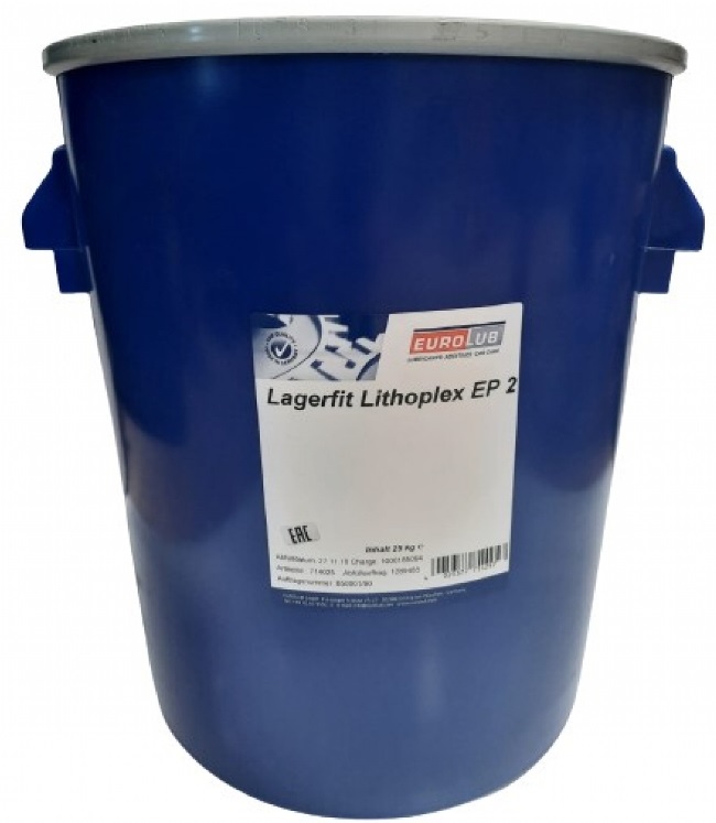 Смазка для подшипников и шрусов Eurolub 714025 Lagerfit Litho-Plex EP 2 (25 л)
