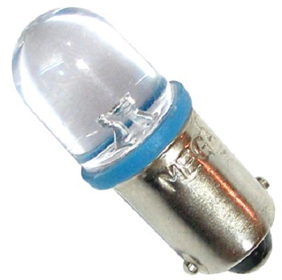 Лампа светодиодная MegaPower M-30406B t4w (ba9s) led standard blue 12В