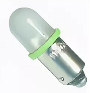 Лампа светодиодная MegaPower M-30402G-24 t4w (ba9s) led mat green 24В