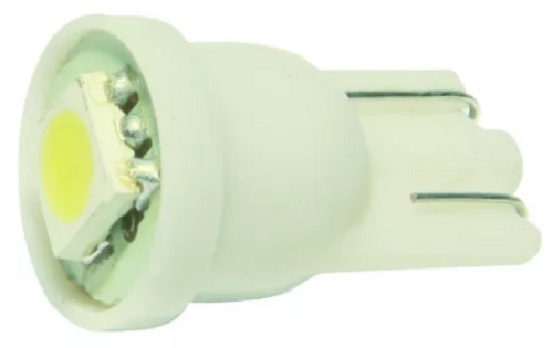 Лампа светодиодная MegaPower M-10411B t10w (w2,1x9,5d) 1 smd 5050 blue 12В