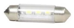 Лампа светодиодная Маяк 12T11X36\38-W\3SMD Standart C10W 12В