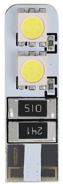 Лампа светодиодная Маяк 12T10/CAN05/2BL CANBUS LED W5W 12В, 2шт