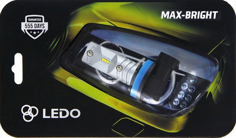 Лампа светодиодная Ledo 12834H6B1 Max-Bright H11 (H8/H9) 12В