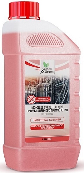 Моющее средство для промышленного применения (щелочное) AVS CG8046, 1 л, clean&green