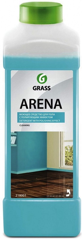 Средство с полирующим эффектом для пола Arena Grass 218001, 1л