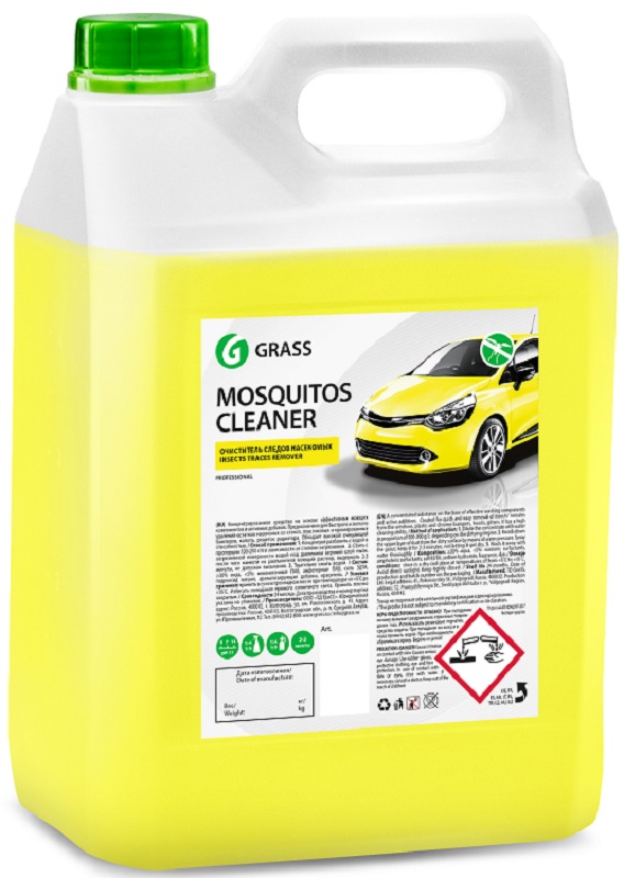 Средство для удаления следов насекомых Mosquitos Cleaner Grass 118101, 5л