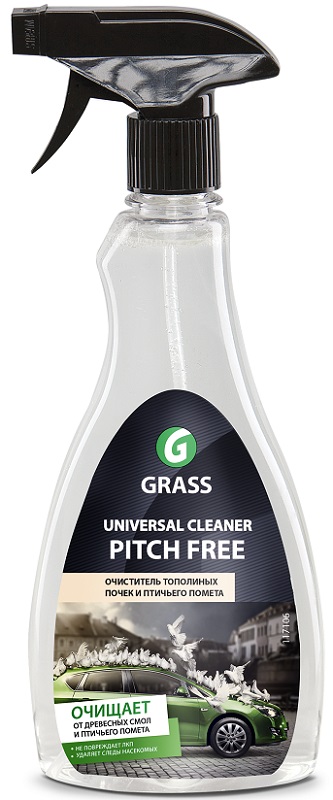 Очиститель тополиных почек и птичьего помета Universal Cleaner Pitch Free Grass 117106, 500 мл