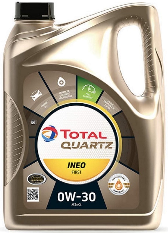 Масло моторное синтетическое Total 213834 Quartz Ineo First 0W-30, 4л