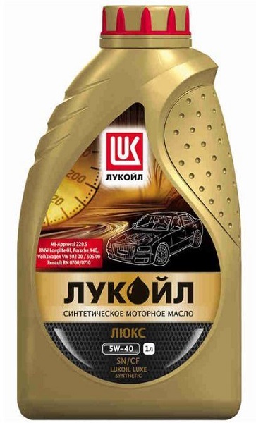 Масло моторное синтетическое Lukoil 207464 Люкс 5W-40, 1л