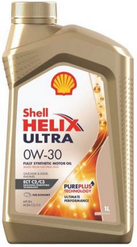 Масло моторное синтетическое Shell 550046358 Helix Ultra ECT C2-C3 0W-30, 1л