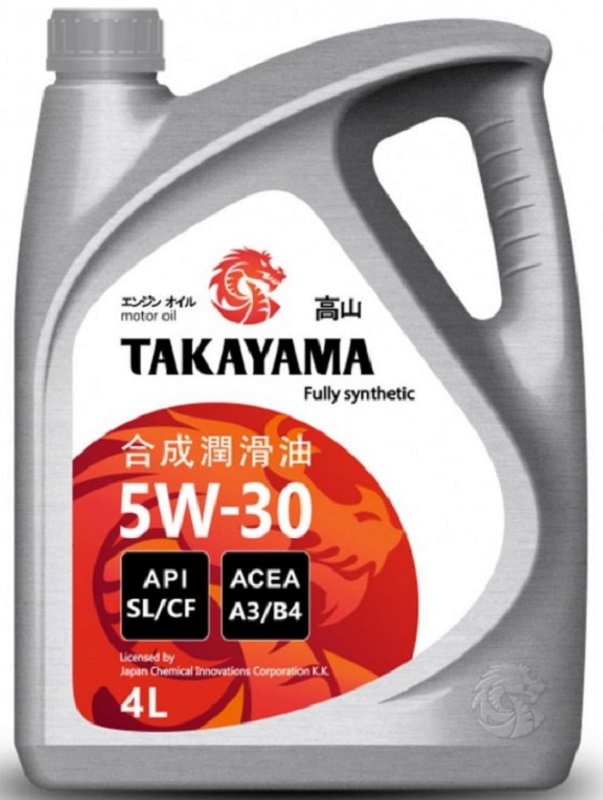 Масло моторное синтетическое Takayama 605522 Motor Oil 5W-30, 4л