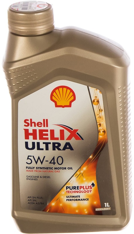 Масло моторное синтетическое Shell 550051592 Helix Ultra 5W-40, 1л