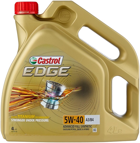 Масло моторное синтетическое Castrol 15BA5D EDGE A3/B4 TITANIUM FST 5W-40, 4л