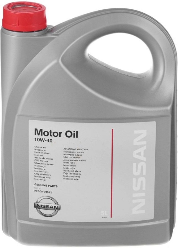Масло моторное полусинтетическое Nissan KE900-99942-R Motor Oil 10W-40, 5л