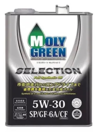 Масло моторное синтетическое Moly Green 0470074 Selection SN/GF-5 5W-30, 4л