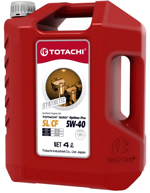 Масло моторное синтетическое Totachi 1C604 NIRO Optima PRO Synthetic 5W-40, 4л