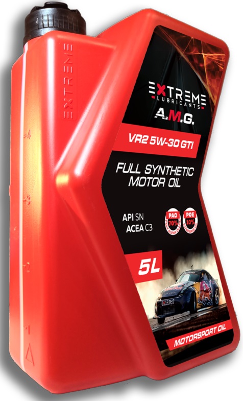 Масло моторное синтетическое Extreme Lubricants EXVR25W30GTI5L EXTREME A.M.G. VR2 GTI 5W-30, 5л