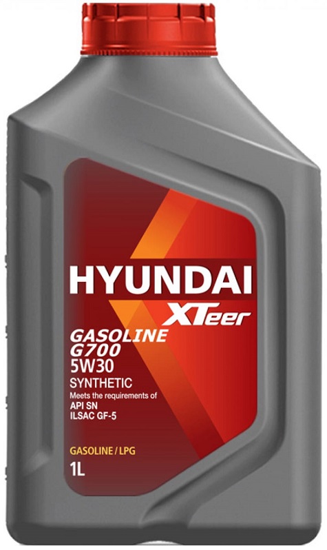 Масло моторное синтетическое Hyundai XTeer 1011135 Gasoline G700 5W-30, 1л