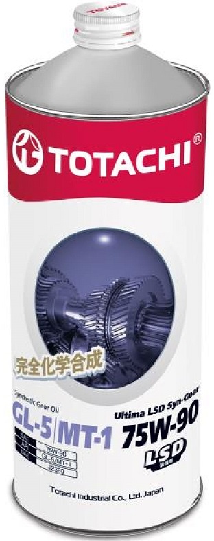 Масло трансмиссионное синтетическое Totachi G3301 Ultima LSD Syn-Gear 75W-90, 1л