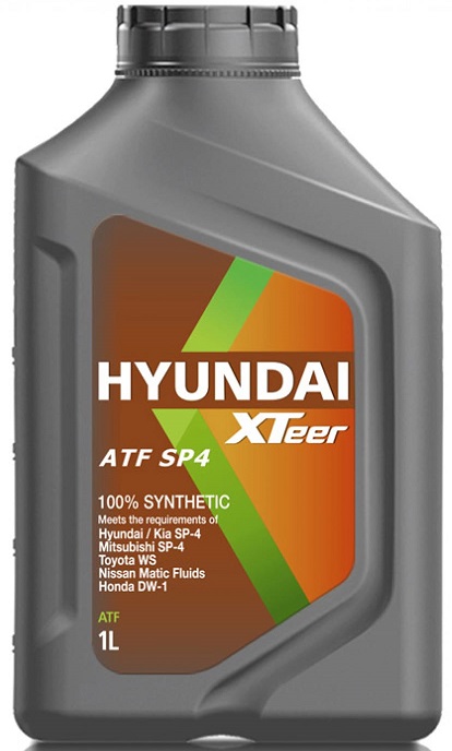 Масло трансмиссионное синтетическое Hyundai XTeer 1011006 ATF SP 4, 1л