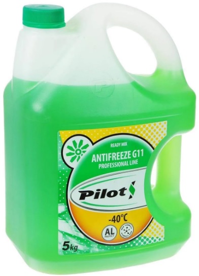 Антифриз Pilots 3204, зеленый, 5 кг