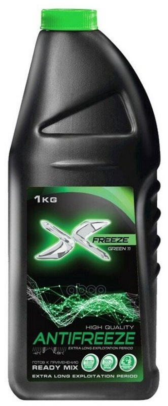 Жидкость охлаждающая X-Freeze 430206069 green, зелёная, 1л