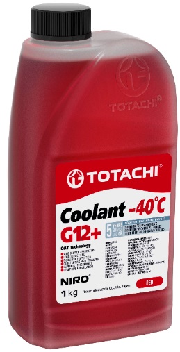 Жидкость охлаждающая Totachi 4589904527562 NIRO Coolant Red, красная, 1л