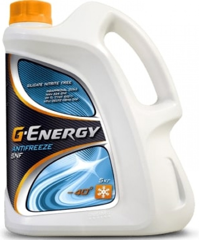 Жидкость охлаждающая G-Energy 2422210100 Antifreeze SNF 40, оранжевый, 4.5л