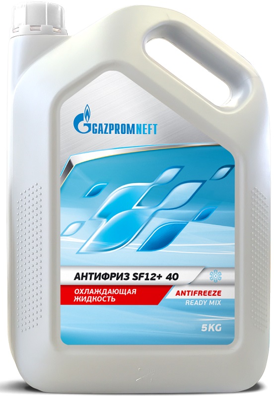Жидкость охлаждающая Gazpromneft 4650063117960 SF 12+, красная, 4.5л